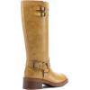 image:imageDREAM PAIRS Womens Knee High Boots Combat Boots Goth Boot Lace Up Adjustable Buckles Chunky Low Heel Fall Booties with Side Zipper to Put on and offYellow