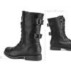 image:imageDREAM PAIRS Womens Mid Calf Builtin Wallet Pocket Lace up Military Combat BootsClassic Black