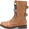 image:imageDREAM PAIRS Womens Mid Calf Builtin Wallet Pocket Lace up Military Combat BootsClassic Camel