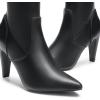 image:imageDREAM PAIRS Womens Thigh High Boots Over The Knee Heels Long Sexy Pointed Toe BootsBlackPu