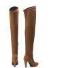 image:imageDREAM PAIRS Womens Thigh High Boots Over The Knee Heels Long Sexy Pointed Toe BootsBrownSuede