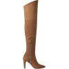 image:imageDREAM PAIRS Womens Thigh High Boots Over The Knee Heels Long Sexy Pointed Toe BootsBrownSuede