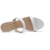 image:imageDREAM PAIRS Womens Two Strap Open Toe Low Block Chunky Heels Sandals Dress Pumps Casual Summer Mules ShoesWhitestone