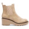 image:imageDREAM PAIRS Womens Wedge Chelsea Ankle Boots Fashion Round Toe Low Wedge Heel Platform Booties ShoesNudenubuck