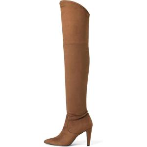 image:imageDREAM PAIRS Womens Thigh High Boots Over The Knee Heels Long Sexy Pointed Toe BootsBrownSuede