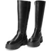 image:imageDREAM PAIRS Knee High Boots Comfortable Chunky Platform RoundToe Side Zip Boots for WomenBlack