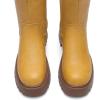 image:imageDREAM PAIRS Knee High Boots Comfortable Chunky Platform RoundToe Side Zip Boots for WomenYellow