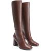 image:imageDREAM PAIRS Knee High Boots for Women Square Toe Gogo Chunky Heel Tall Boot Fashion Side Zipper Long BootBrown
