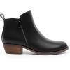image:imageDREAM PAIRS Womens Ankle Boots Classic Low Chunky Heel Side Zipper Booties ShoesBlackpu