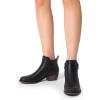 image:imageDREAM PAIRS Womens Ankle Boots Classic Low Chunky Heel Side Zipper Booties ShoesBlackpu