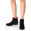 image:imageDREAM PAIRS Womens Ankle Boots Classic Low Chunky Heel Side Zipper Booties ShoesBlacksuede
