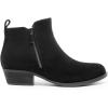 image:imageDREAM PAIRS Womens Ankle Boots Classic Low Chunky Heel Side Zipper Booties ShoesBlacksuede