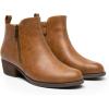 image:imageDREAM PAIRS Womens Ankle Boots Classic Low Chunky Heel Side Zipper Booties ShoesTanpu