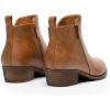 image:imageDREAM PAIRS Womens Ankle Boots Classic Low Chunky Heel Side Zipper Booties ShoesTanpu