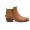 image:imageDREAM PAIRS Womens Ankle Boots Classic Low Chunky Heel Side Zipper Booties ShoesTanpu
