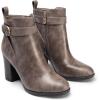 image:imageDREAM PAIRS Womens Chunky High Heel Ankle Boots Round Toe Fall Short Booties ShoesTaupepu
