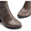 image:imageDREAM PAIRS Womens Chunky High Heel Ankle Boots Round Toe Fall Short Booties ShoesTaupepu