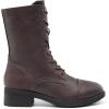 image:imageDREAM PAIRS Womens Combat Mid Calf BootsDark Brown