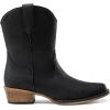 image:imageDREAM PAIRS Womens Cowboy Cowgirl Western Ankle Boots Low Chunky Heels Square Toe Fall Short Booties ShoesBlack