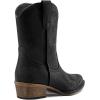 image:imageDREAM PAIRS Womens Cowboy Cowgirl Western Ankle Boots Low Chunky Heels Square Toe Fall Short Booties ShoesBlack
