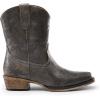 image:imageDREAM PAIRS Womens Cowboy Cowgirl Western Ankle Boots Low Chunky Heels Square Toe Fall Short Booties ShoesGrey
