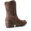 image:imageDREAM PAIRS Womens Cowboy Cowgirl Western Ankle Boots Low Chunky Heels Square Toe Fall Short Booties ShoesTan