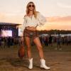 image:imageDREAM PAIRS Womens Cowboy Cowgirl Western Ankle Boots Low Chunky Heels Square Toe Fall Short Booties ShoesWhite