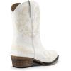 image:imageDREAM PAIRS Womens Cowboy Cowgirl Western Ankle Boots Low Chunky Heels Square Toe Fall Short Booties ShoesWhite