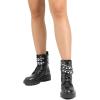 image:imageDREAM PAIRS Womens Fashion Platform Combat Boots Lace Up Lug Sole Goth Ankle Booties ShoesBlack