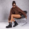 image:imageDREAM PAIRS Womens Fashion Platform Combat Boots Lace Up Lug Sole Goth Ankle Booties ShoesBlack