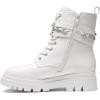 image:imageDREAM PAIRS Womens Fashion Platform Combat Boots Lace Up Lug Sole Goth Ankle Booties ShoesWhite