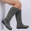 image:imageDREAM PAIRS Womens Faux FurLined Knee High Winter Boots Fall Tall BootsGrey