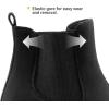 image:imageDREAM PAIRS Womens High Chunky Heel Chelsea Ankle Boots Slip On Elastic Fall Heeled Booties ShoesBlack