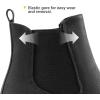 image:imageDREAM PAIRS Womens High Chunky Heel Chelsea Ankle Boots Slip On Elastic Fall Heeled Booties ShoesBlackPu