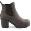 image:imageDREAM PAIRS Womens High Chunky Heel Chelsea Ankle Boots Slip On Elastic Fall Heeled Booties ShoesBrownPu