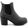 image:imageDREAM PAIRS Womens High Chunky Heel Chelsea Ankle Boots Slip On Elastic Fall Heeled Booties ShoesGrey
