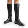 image:imageDREAM PAIRS Womens Knee High Boots Buckle Riding BootsBlacku