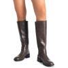 image:imageDREAM PAIRS Womens Knee High Boots Buckle Riding BootsBrown1