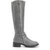 image:imageDREAM PAIRS Womens Knee High Boots Buckle Riding BootsGrey