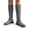 image:imageDREAM PAIRS Womens Knee High Boots Buckle Riding BootsGrey