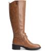 image:imageDREAM PAIRS Womens Knee High Boots Buckle Riding BootsLight Brown