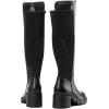 image:imageDREAM PAIRS Womens Knee High Boots Comfortable Platform Round Toe Stretch Boots for WomenBlack