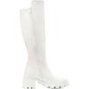 image:imageDREAM PAIRS Womens Knee High Boots Comfortable Platform Round Toe Stretch Boots for WomenWhite