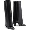 image:imageDREAM PAIRS Womens Knee High Boots Fold Over Chunky High Heels Long Boots Zipper Pointed Toe Dress Tall Boots Party Fashion Boots