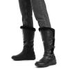 image:imageDREAM PAIRS Womens Knee High Boots Thick Faux Fur Lined Winter Snow Warm Boots with ZipperBlack