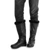 image:imageDREAM PAIRS Womens Knee High Boots Thick Faux Fur Lined Winter Snow Warm Boots with ZipperBlackPu