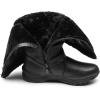 image:imageDREAM PAIRS Womens Knee High Boots Thick Faux Fur Lined Winter Snow Warm Boots with ZipperBlackPu
