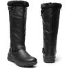 image:imageDREAM PAIRS Womens Knee High Boots Thick Faux Fur Lined Winter Snow Warm Boots with ZipperBlackPu