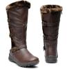 image:imageDREAM PAIRS Womens Knee High Boots Thick Faux Fur Lined Winter Snow Warm Boots with ZipperBrown