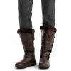image:imageDREAM PAIRS Womens Knee High Boots Thick Faux Fur Lined Winter Snow Warm Boots with ZipperBrown
